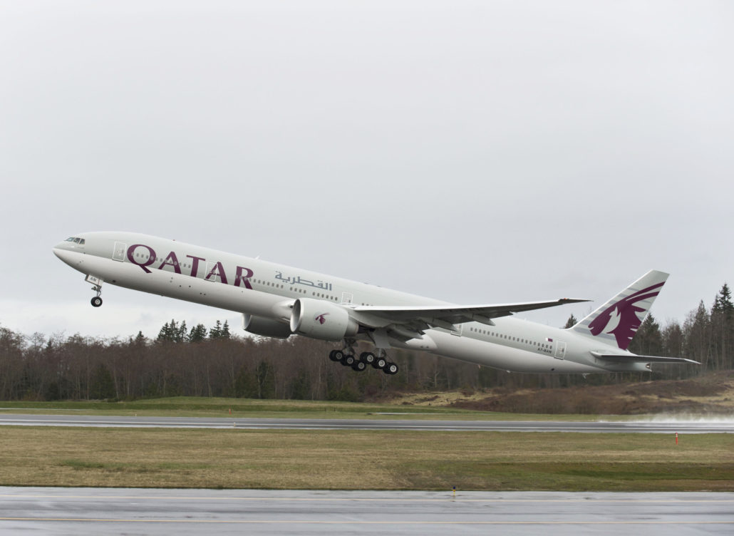 777-300 QTR QatarTakeoff K65224-14